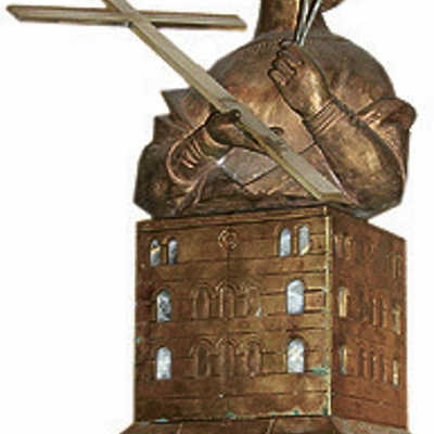 Bronzestatue Kaiserin Helena