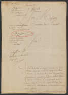 Eigenhändige Unterschrift von Kaiser Napoléon I. von Frankreich auf einem Brief von Anton Josef Recking, Datierung: 09.10.1804 (Wissenschaftliche Bibliothek der Stadt Trier, Signatur: Autograph 704)