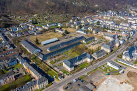 Überblick über das Gelände der ehemaligen Jägerkaserne in Trier-West.