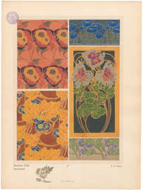 Darstellungen von Anemonen für die Verwendung in der dekorativen Kunst, mit Schablonentechnik gefertigt von Émile-Allain Séguy (Wissenschaftliche Bibliothek der Stadt Trier, Signatur Gf 40) Darstellungen von Anemonen für die Verwendung in der dekorativen Kunst, mit Schablonentechnik gefertigt von Émile-Allain Séguy (Wissenschaftliche Bibliothek der Stadt Trier, Signatur Gf 40)