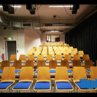 TUFA_Kleiner Saal Ansicht Bühne Richtung Regie © Tuchfabrik Trier
