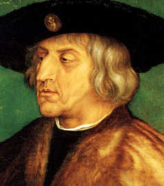 Kaiser Maximilian I. lud 1512 zum Reichstag nach Trier (zeitgenössisches Gemälde von Albrecht Dürer). Kaiser Maximilian I. lud 1512 zum Reichstag nach Trier (zeitgenössisches Gemälde von Albrecht Dürer).