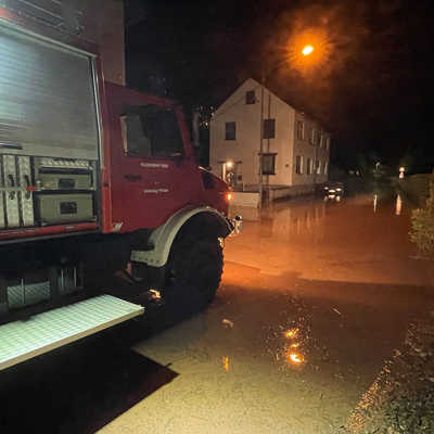 Die Überflutung in Biewer führte zu einem Großeinsatz der Feuerwehr.