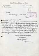 Brief von Oberrabbiner Altmann an Oberbürgermeister Weitz, 19.05.1930 (Stadtarchiv Trier, Tb 32 / 137)