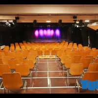 TUFA_Großer Saal_Blick Podesterie Richtung Bühne © Tuchfabrik Trier